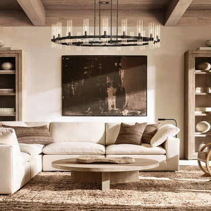 Lavelle Round Chandelier 60" - Zelno Lighting