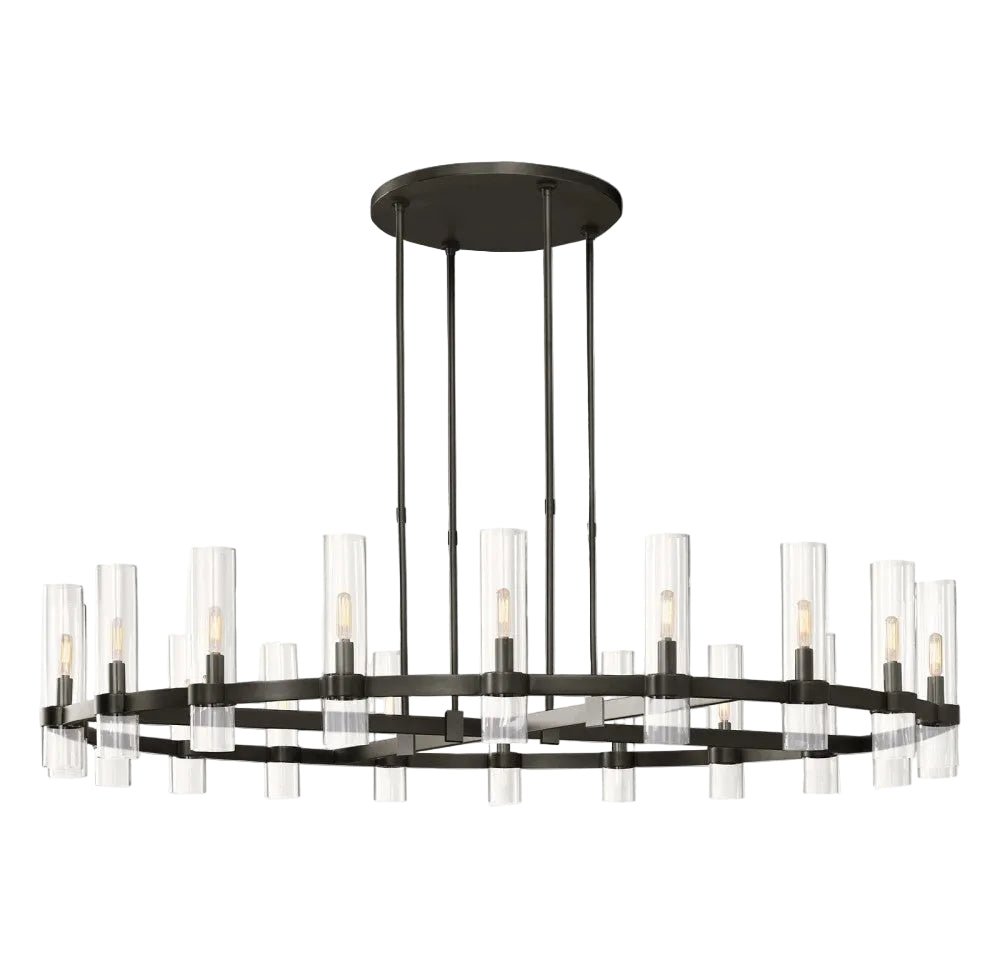 Lavelle Round Chandelier 60" - Zelno Lighting