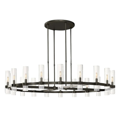 Lavelle Round Chandelier 60" - Zelno Lighting