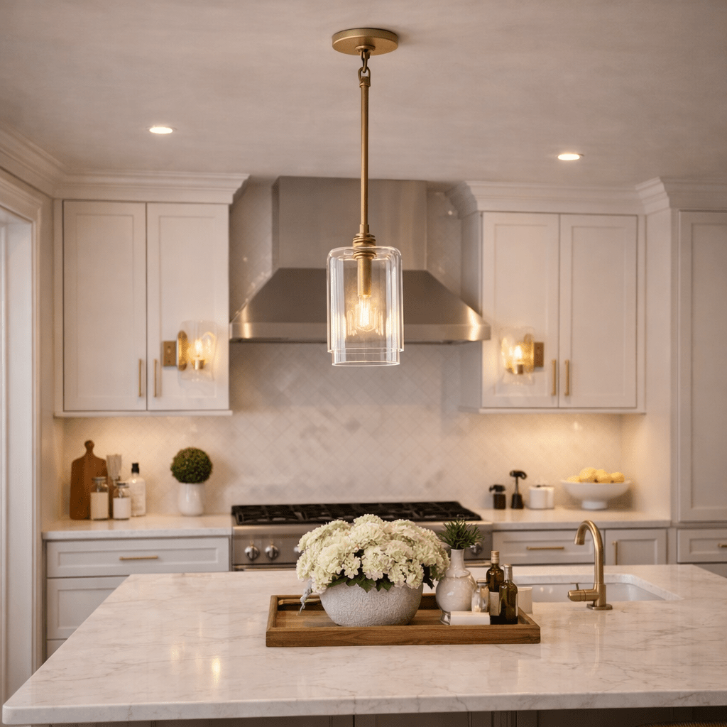 Lcaver Clear Glass Pendant - Zelno Lighting