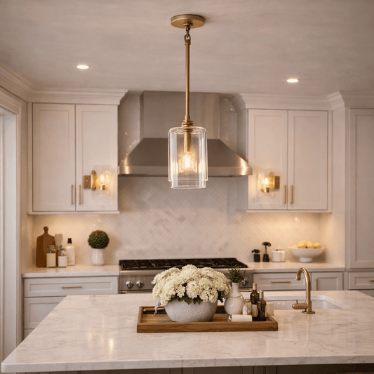 Lcaver Clear Glass Pendant - Zelno Lighting