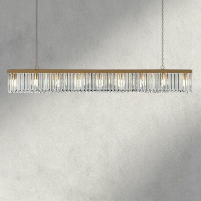 Leyland Rectangular Chandelier 60", 71.5" - Zelno Lighting