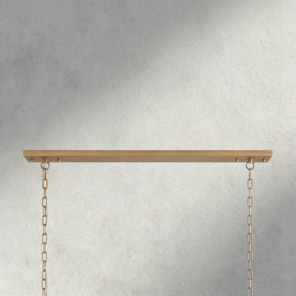 Leyland Rectangular Chandelier 60", 71.5" - Zelno Lighting