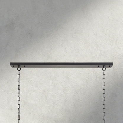 Leyland Rectangular Chandelier 60", 71.5" - Zelno Lighting