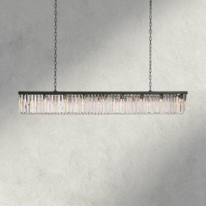 Leyland Rectangular Chandelier 60", 71.5" - Zelno Lighting