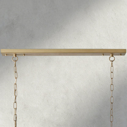 Leyland Tiered Rectangular Chandelier - Zelno Lighting