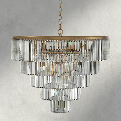 Leyland Tiered Round Chandelier - Zelno Lighting