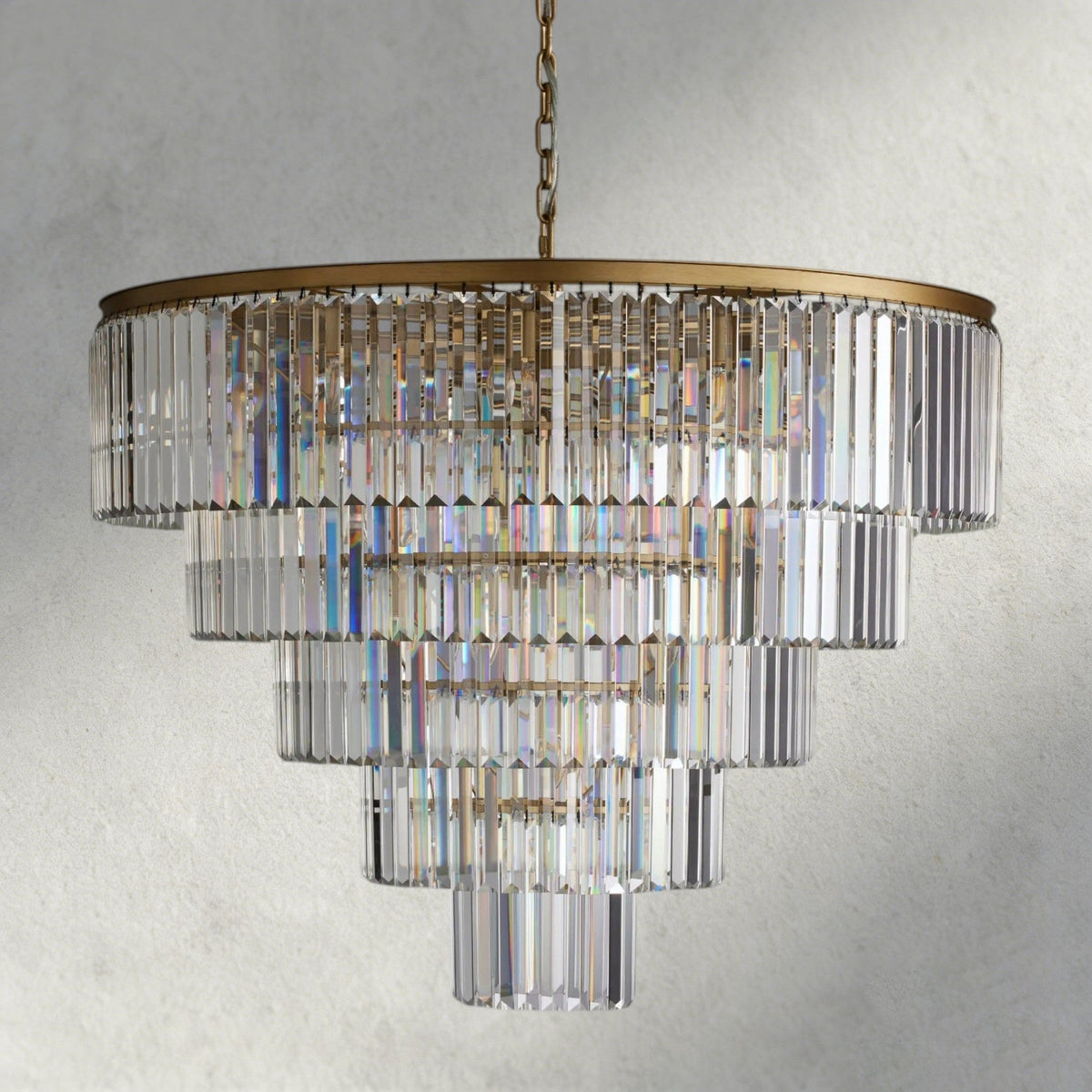 Leyland Tiered Round Chandelier - Zelno Lighting