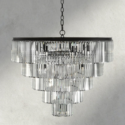 Leyland Tiered Round Chandelier - Zelno Lighting