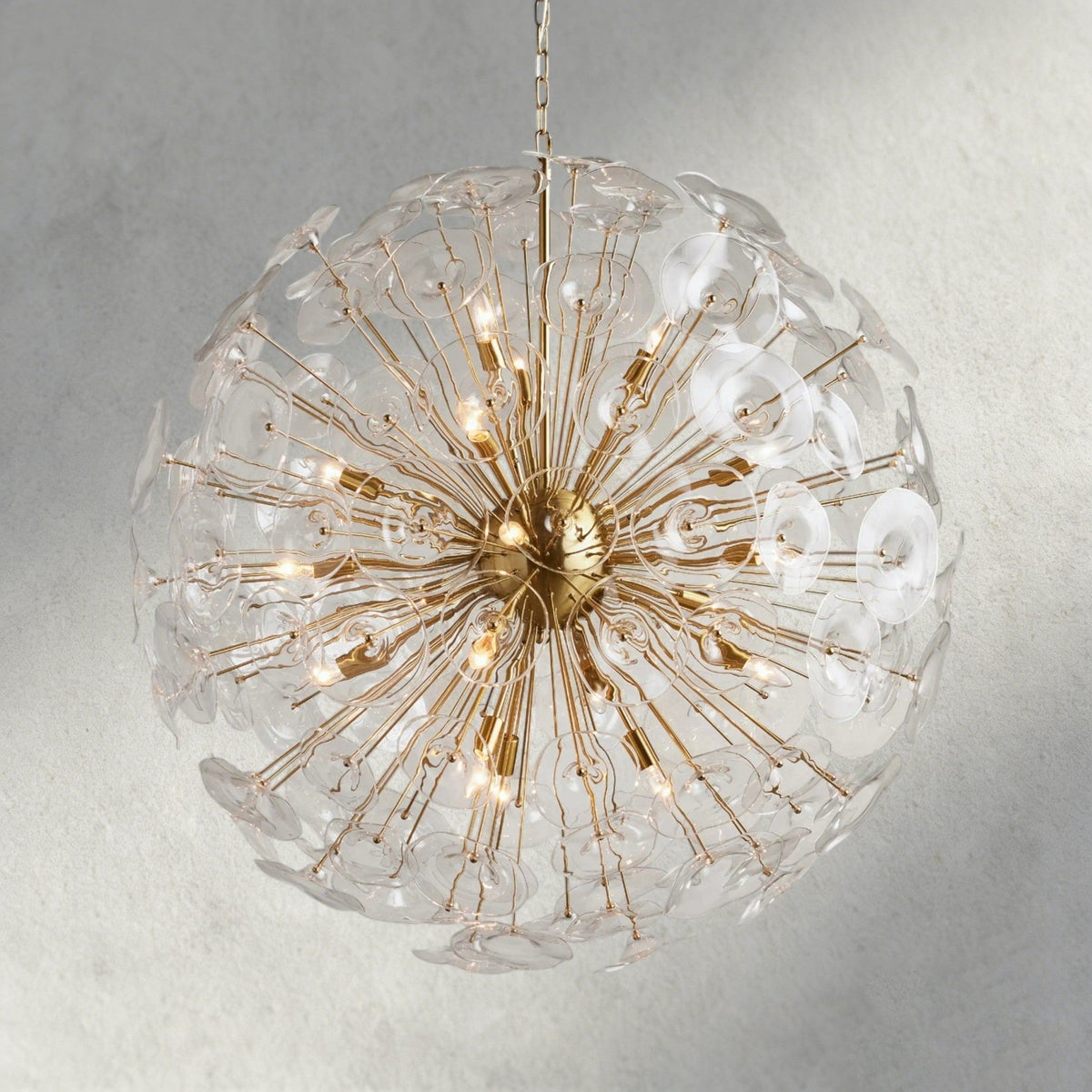 Lily Round Chandelier - Zelno Lighting