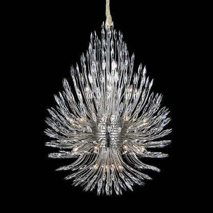 Lily Starburst Crystal Sputnik Chandelier - Zelno Lighting