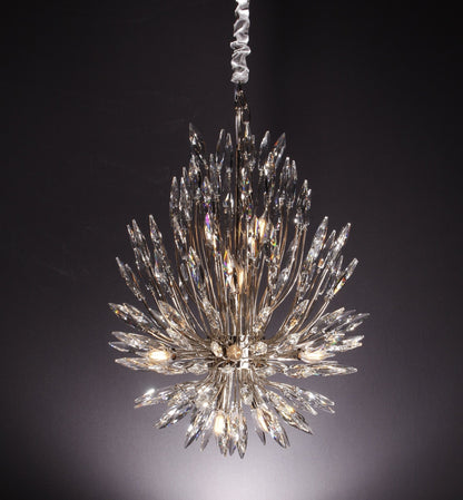 Lily Starburst Crystal Sputnik Chandelier - Zelno Lighting
