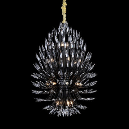 Lily Starburst Crystal Sputnik Chandelier - Zelno Lighting