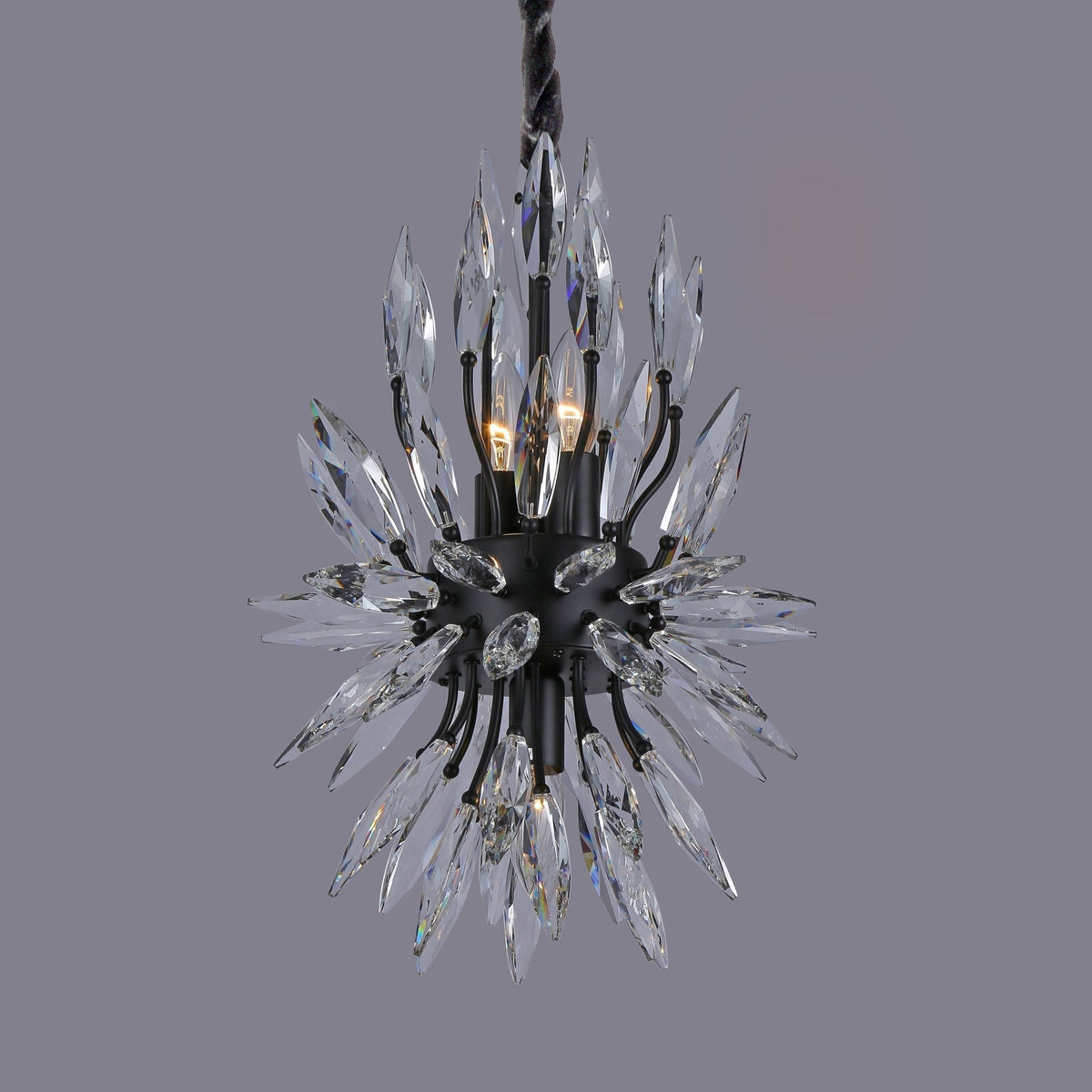 Lily Starburst Crystal Sputnik Chandelier - Zelno Lighting