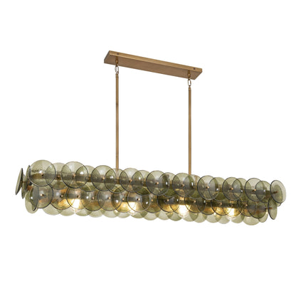 Loren Linear Chandelier - Zelno Lighting
