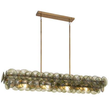 Loren Linear Chandelier - Zelno Lighting