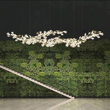 Luxury Ceramic Ginkgo Chandelier - Zelno Lighting