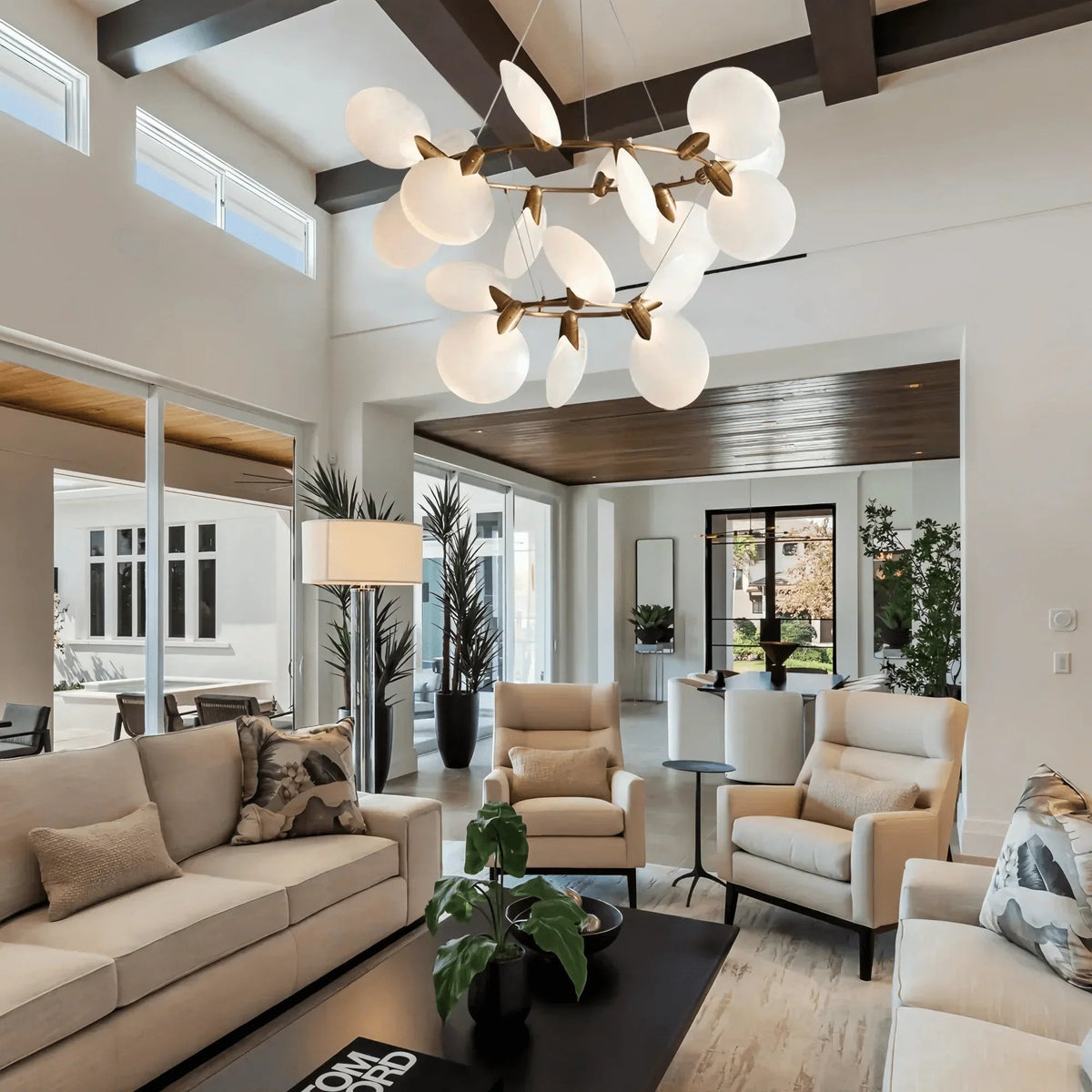Lyla 2 - Tiered Halo Chandelier - Zelno Lighting