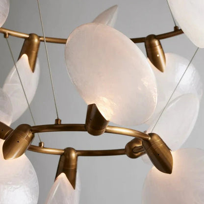 Lyla 2 - Tiered Halo Chandelier - Zelno Lighting