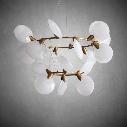 Lyla 2 - Tiered Halo Chandelier - Zelno Lighting