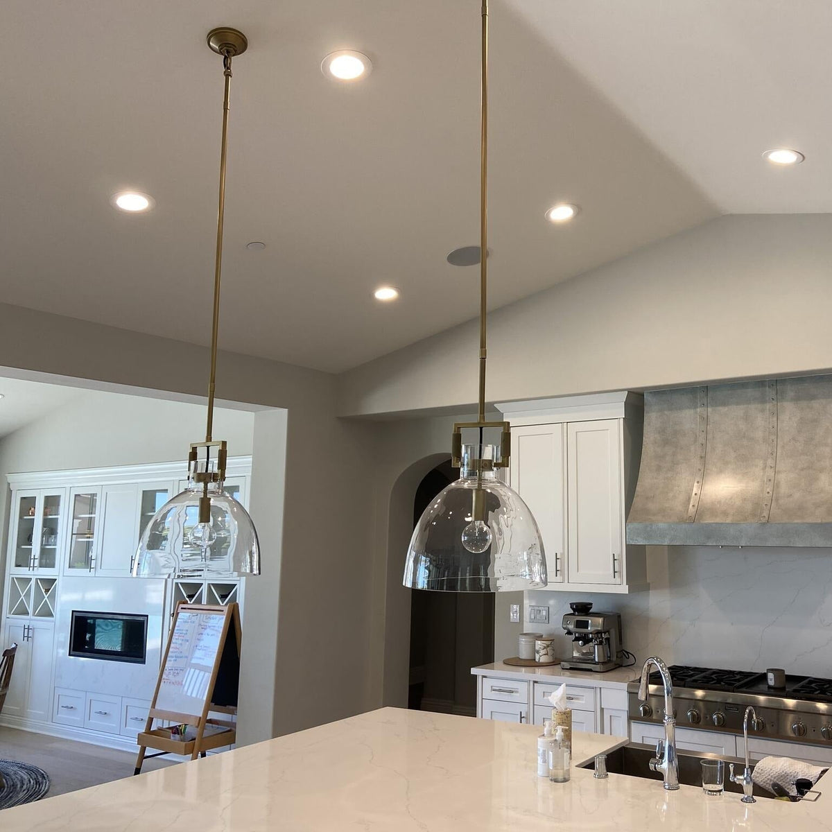 Machinise Glass Cloche Pendant Light - Zelno Lighting