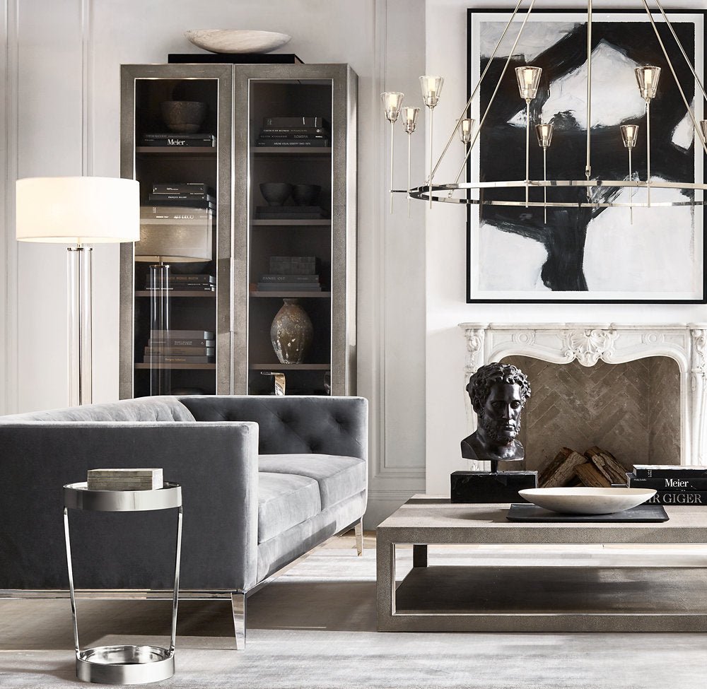 Maison Verre Round Chandelier 70" - Zelno Lighting