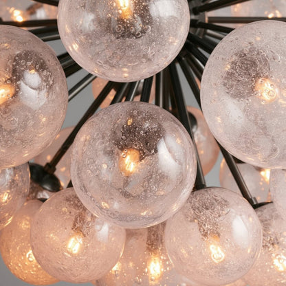 Mandoza Glass Chandelier - Zelno Lighting