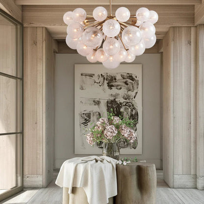 Mandoza Glass Chandelier - Zelno Lighting