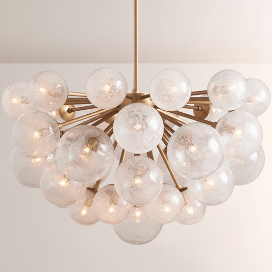 Mandoza Glass Chandelier - Zelno Lighting