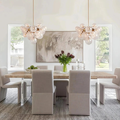 Mandoza Glass Chandelier - Zelno Lighting