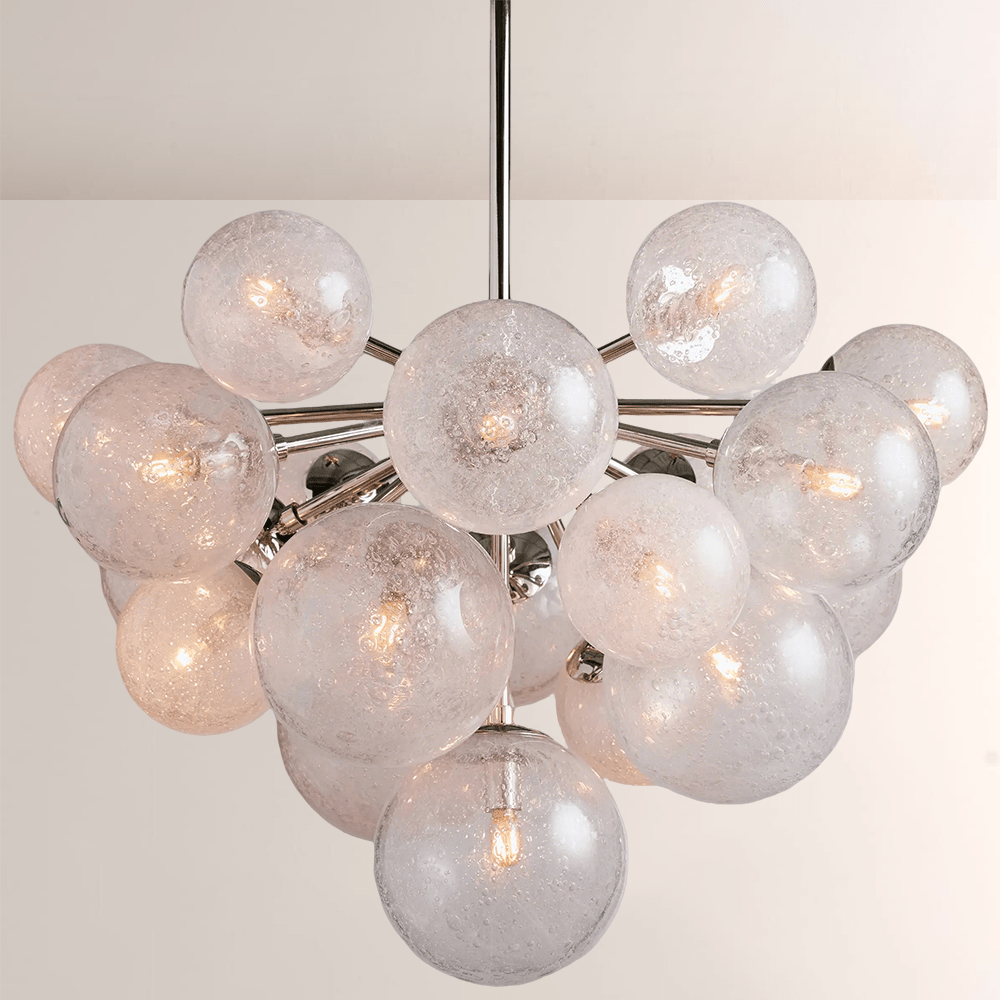 Mandoza Glass Chandelier - Zelno Lighting
