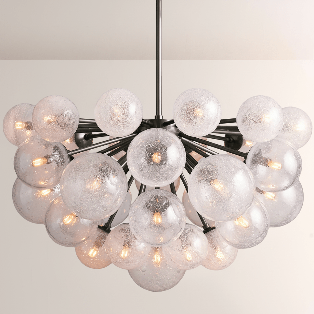 Mandoza Glass Chandelier - Zelno Lighting