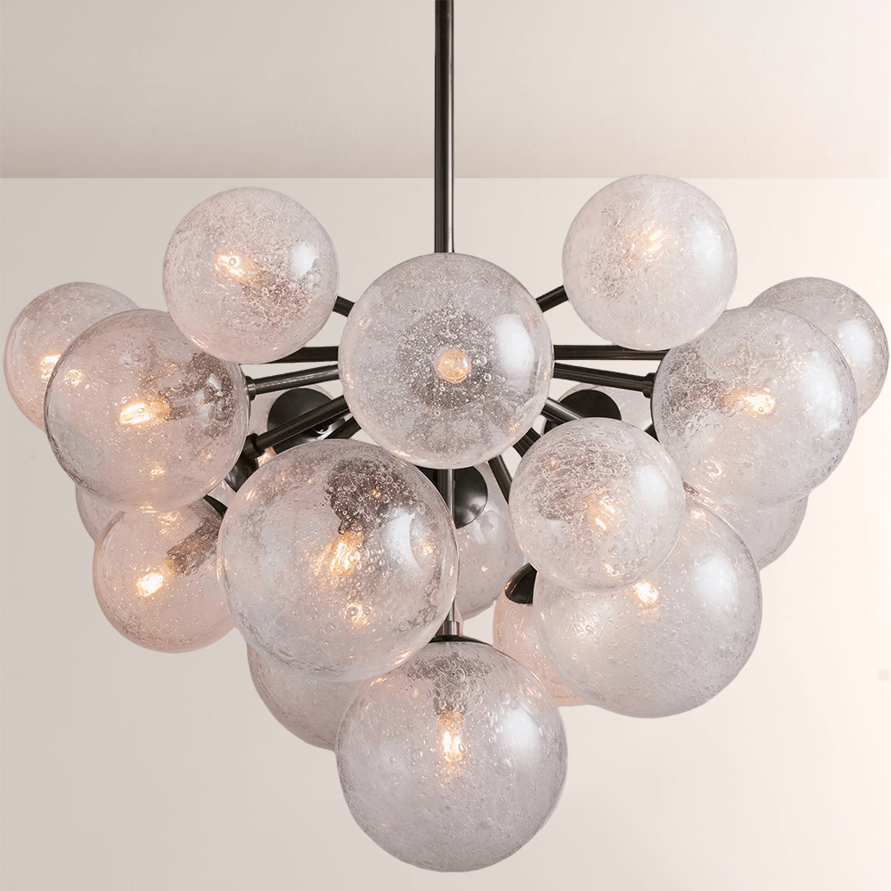 Mandoza Glass Chandelier - Zelno Lighting