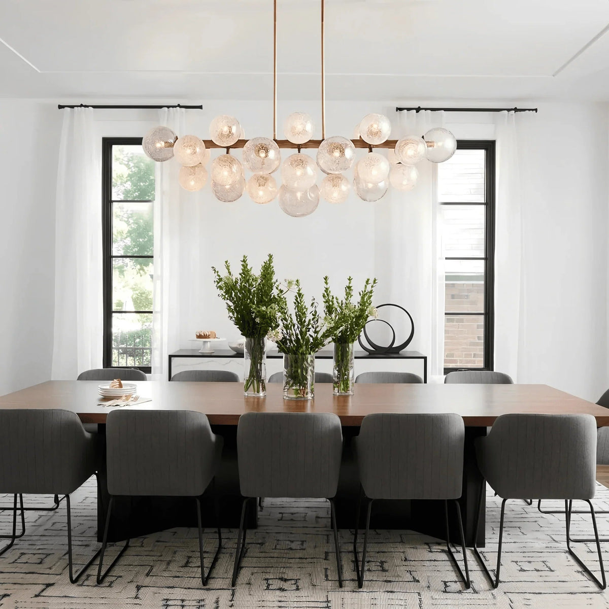Mandoza Linear Chandelier - Zelno Lighting