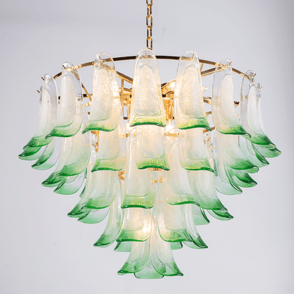 Marielle Mid Century Petal Chandelier - Zelno Lighting