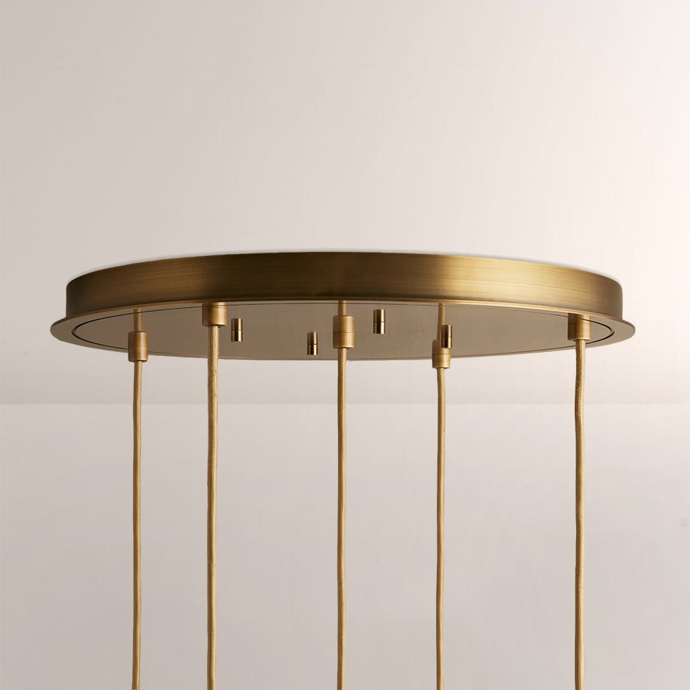 Matthie Metal Chandelier - Zelno Lighting