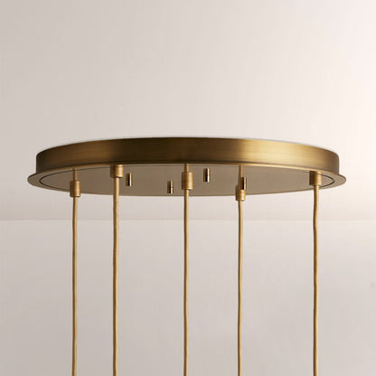 Matthie Metal Chandelier - Zelno Lighting
