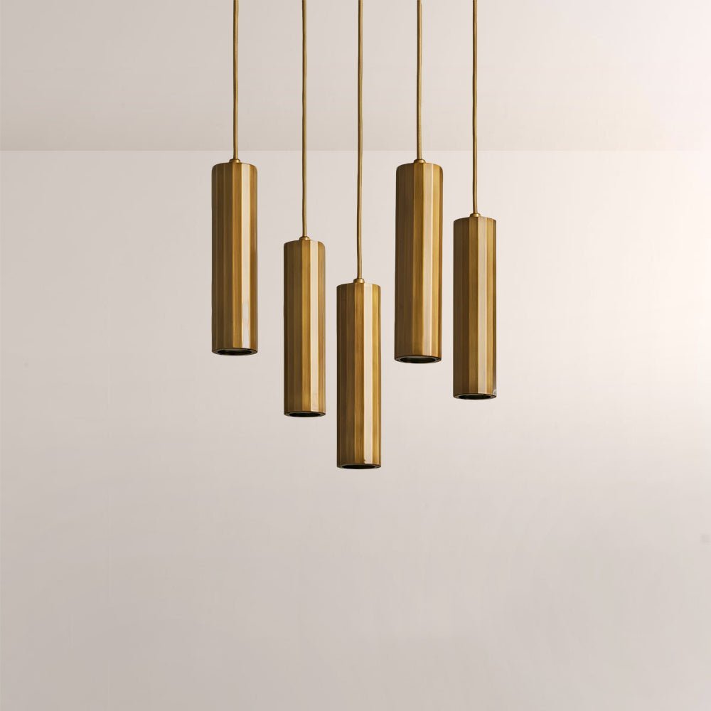 Matthie Metal Chandelier - Zelno Lighting