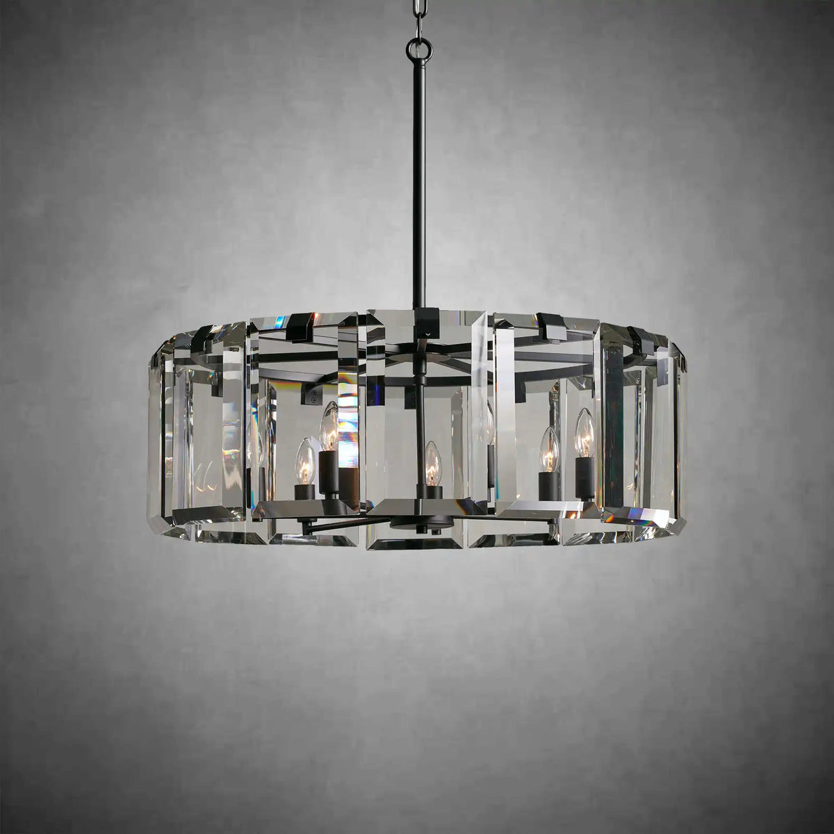 Modern Amaya Round Chandelier - Zelno Lighting