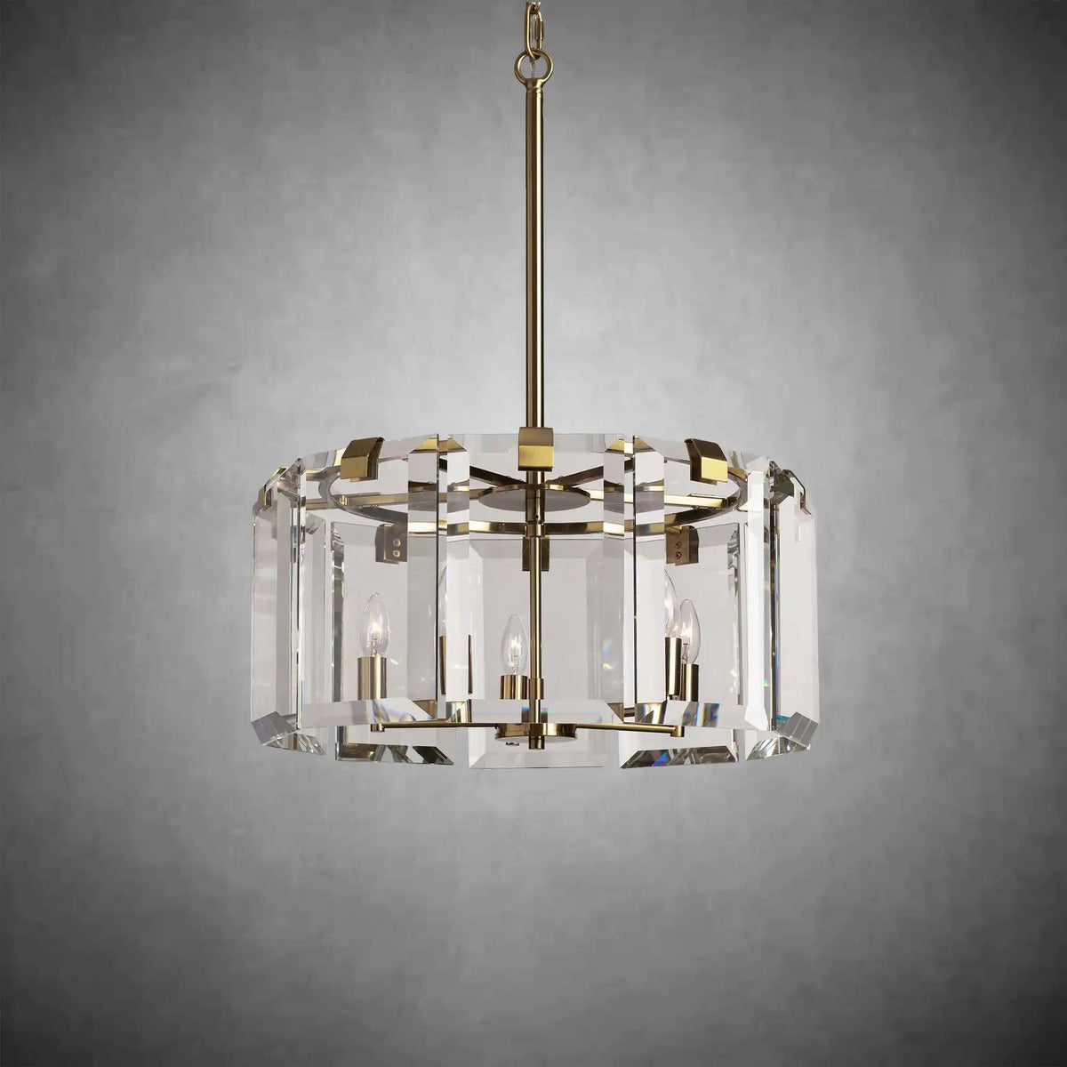 Modern Amaya Round Chandelier - Zelno Lighting