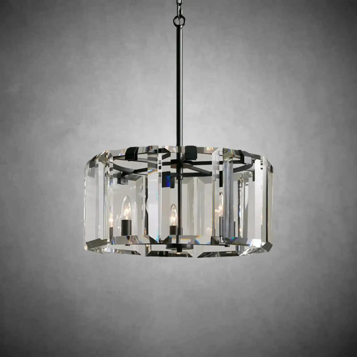 Modern Amaya Round Chandelier - Zelno Lighting