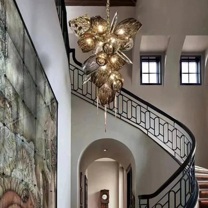 Modern Wine Glass Shape Chandelier Italian Light Luxury Light Fixture for Dining Room/Living Room - Zelno Lighting