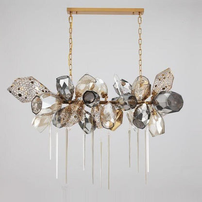 Modern Wine Glass Shape Chandelier Italian Light Luxury Light Fixture for Dining Room/Living Room - Zelno Lighting