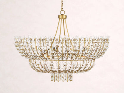 Morrigan Round Chandelier 34'' 56''D - Zelno Lighting