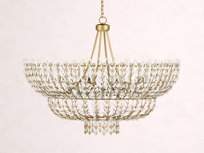 Morrigan Round Chandelier 34'' 56''D - Zelno Lighting