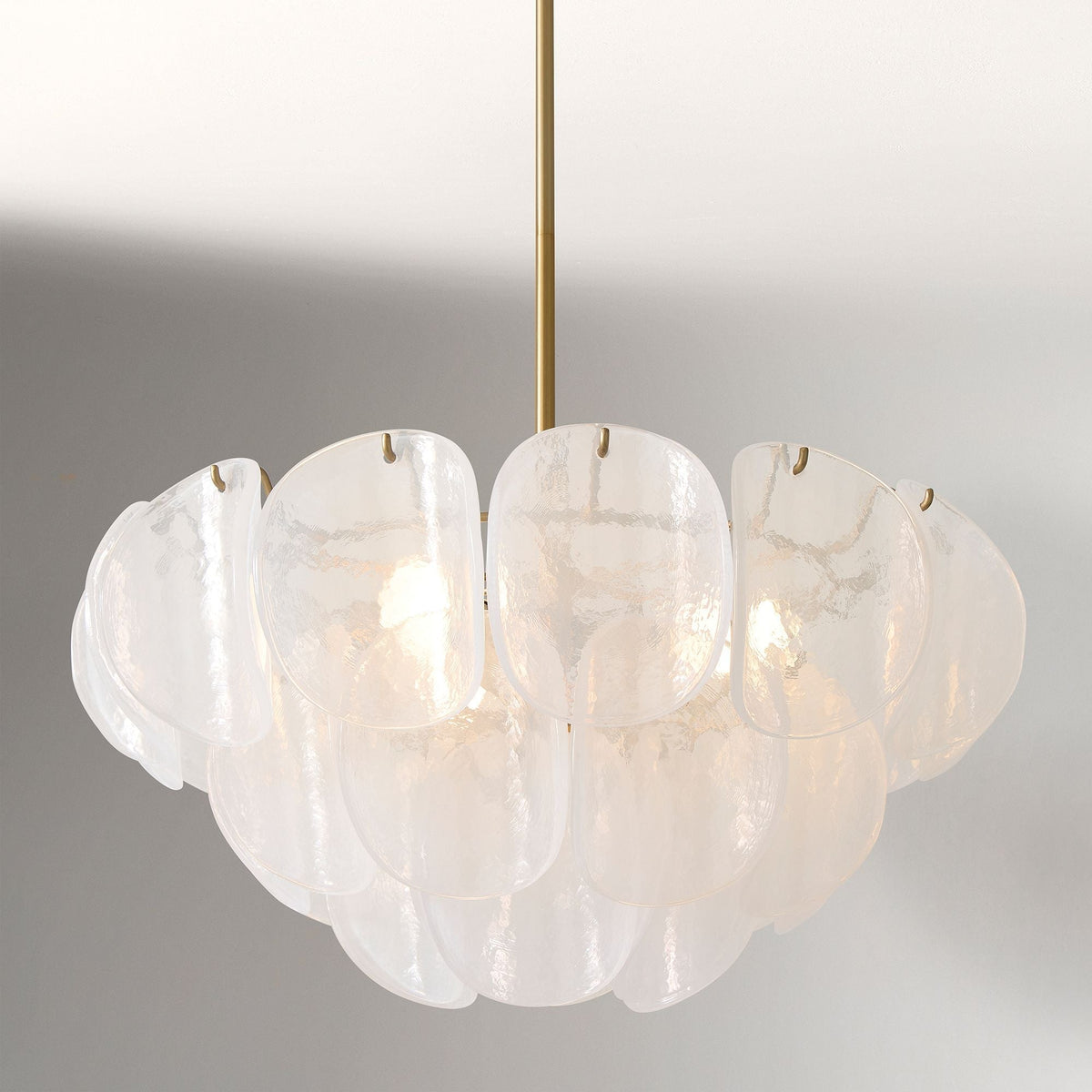 Murana Chandelier (22") White - Zelno Lighting
