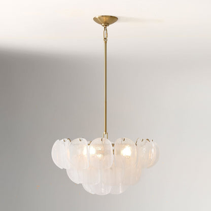 Murana Chandelier (22") White - Zelno Lighting
