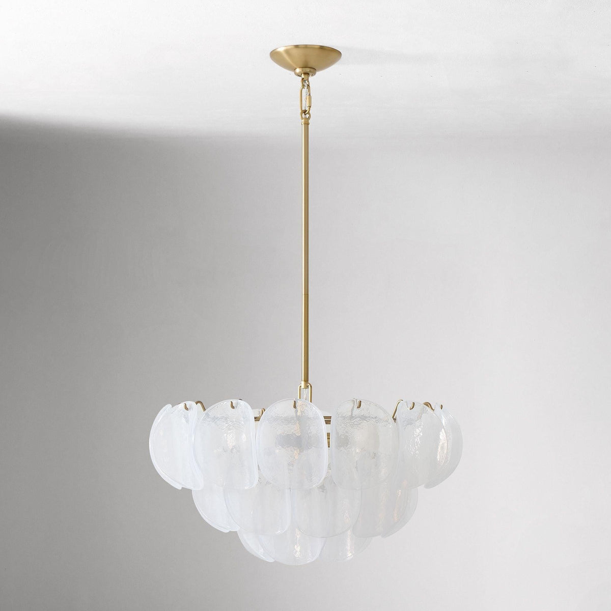 Murana Chandelier (22") White - Zelno Lighting