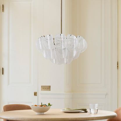Murana Chandelier (22") White - Zelno Lighting