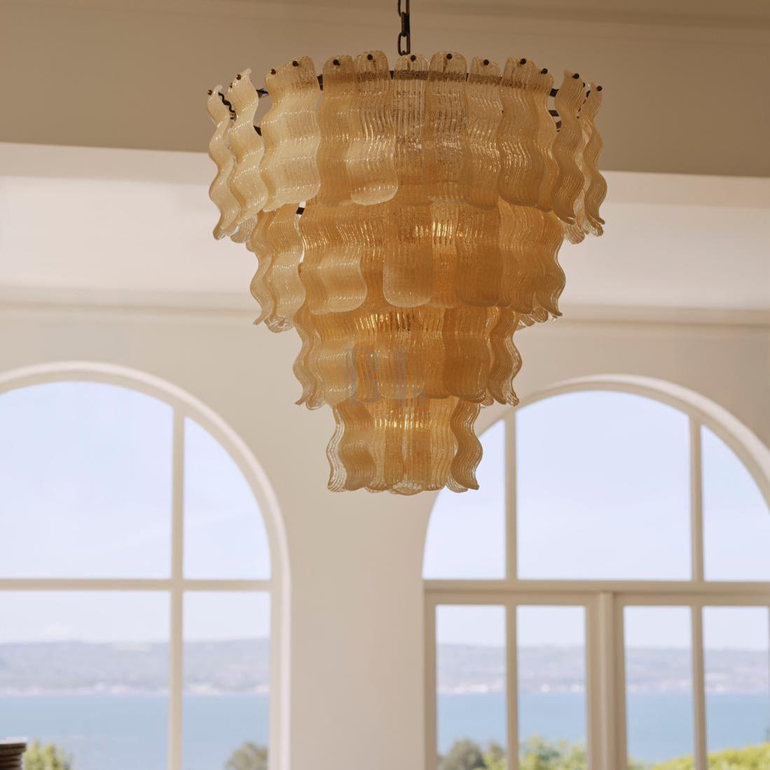 Murana Glass Chandelier - Zelno Lighting